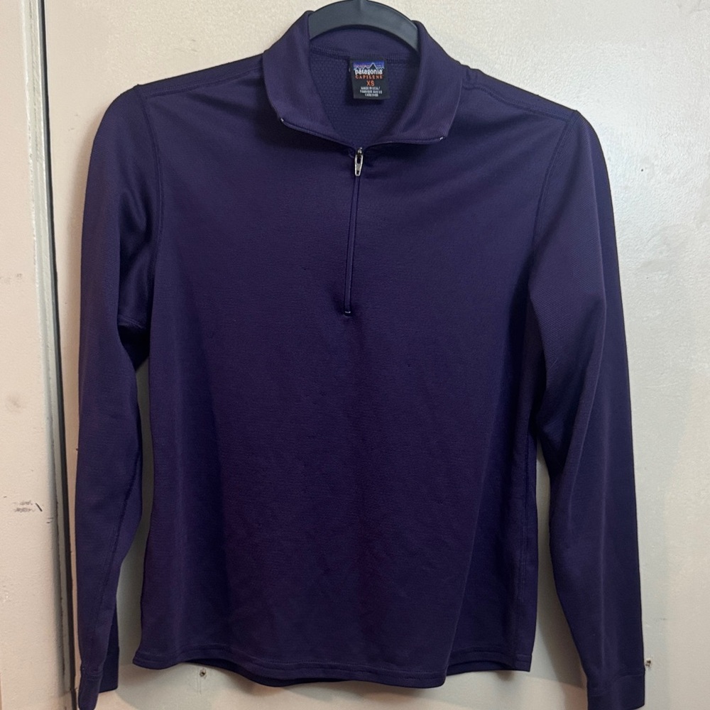 Patagonia Deep Purple Capilene Pullover